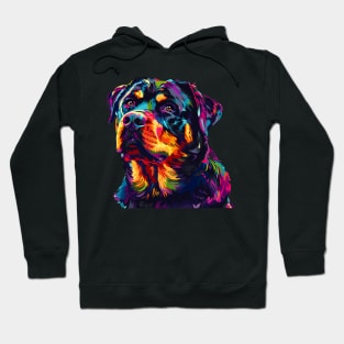 Rottweiler Colorfull Pop Art Design For Dog Onwer Hoodie